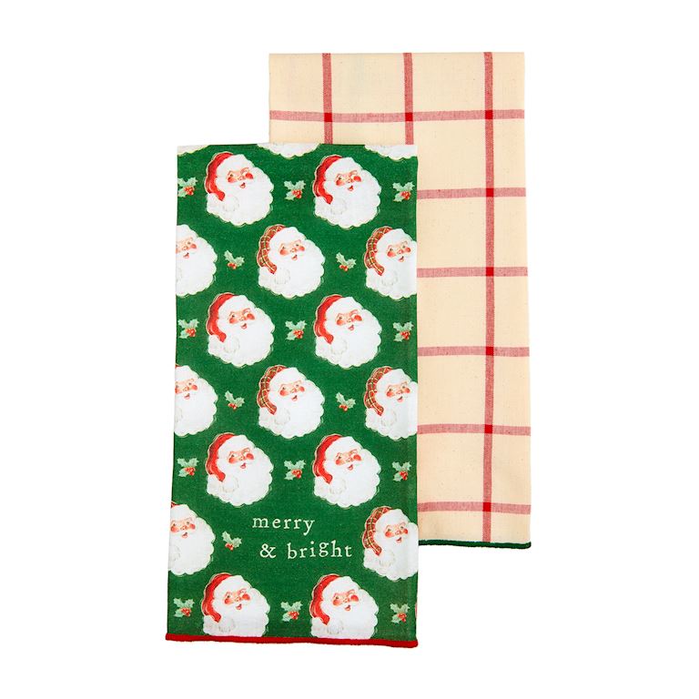 Santa Repeat Classic Christmas Towel Set