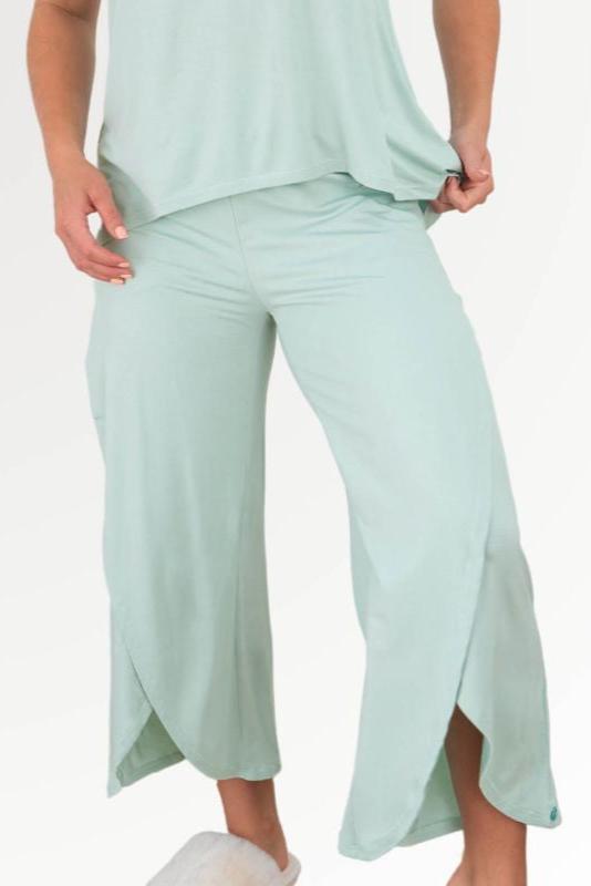 Faceplant Dreams Bamboo Tulip Pant - Aqua