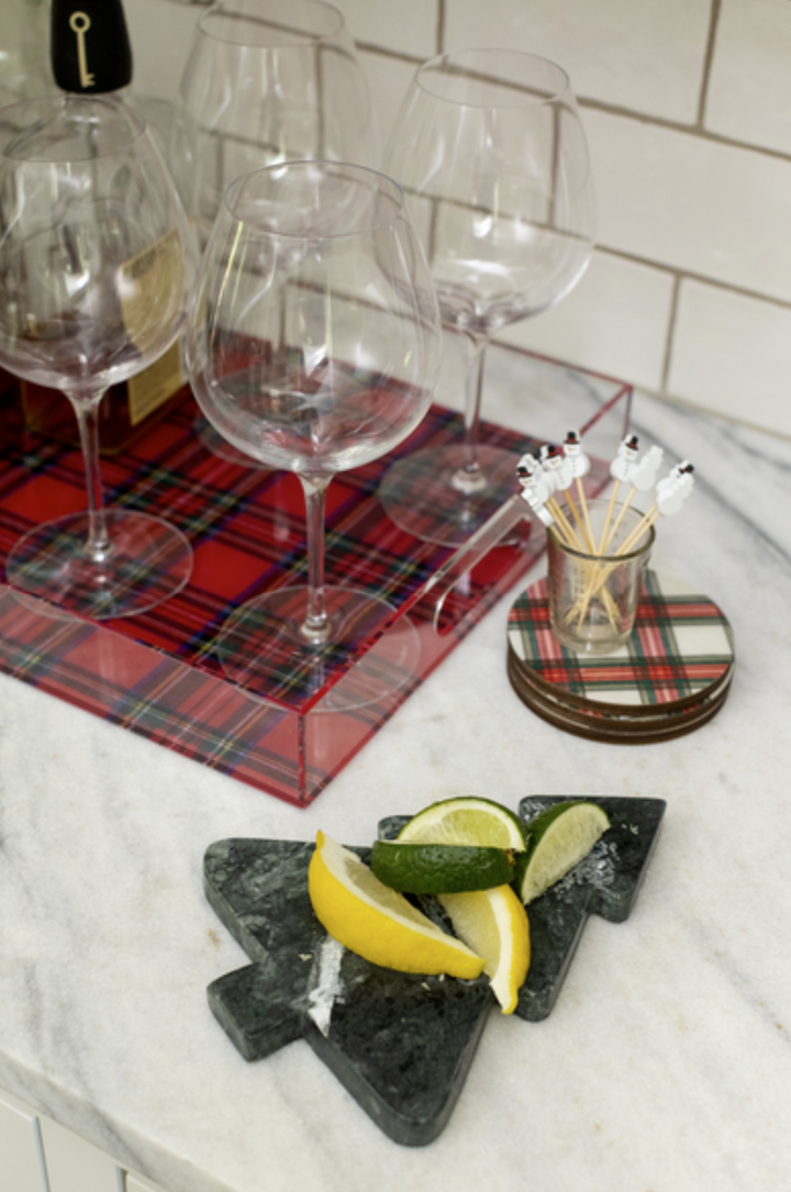 Tartan Acrylic Trays