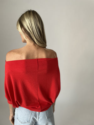 Short Sleeve Anywhere Top - Red