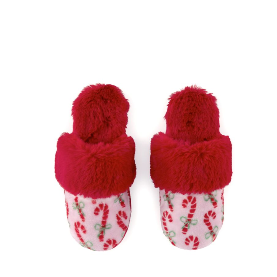 Candy Cane Slippers