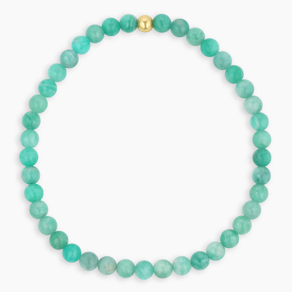 Carter Gemstone Bracelet (Blue Amazonite)