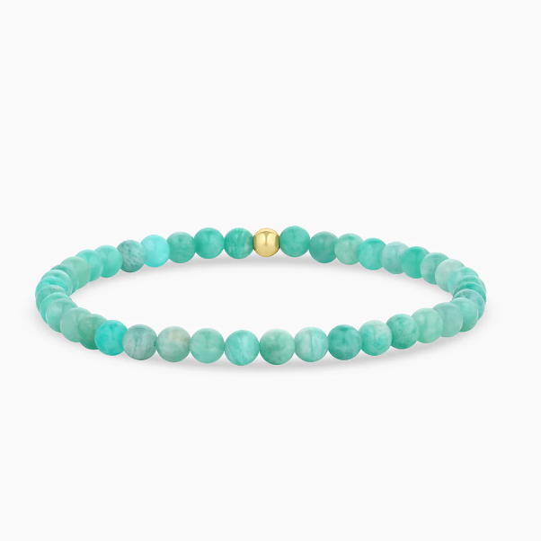 Carter Gemstone Bracelet (Blue Amazonite)