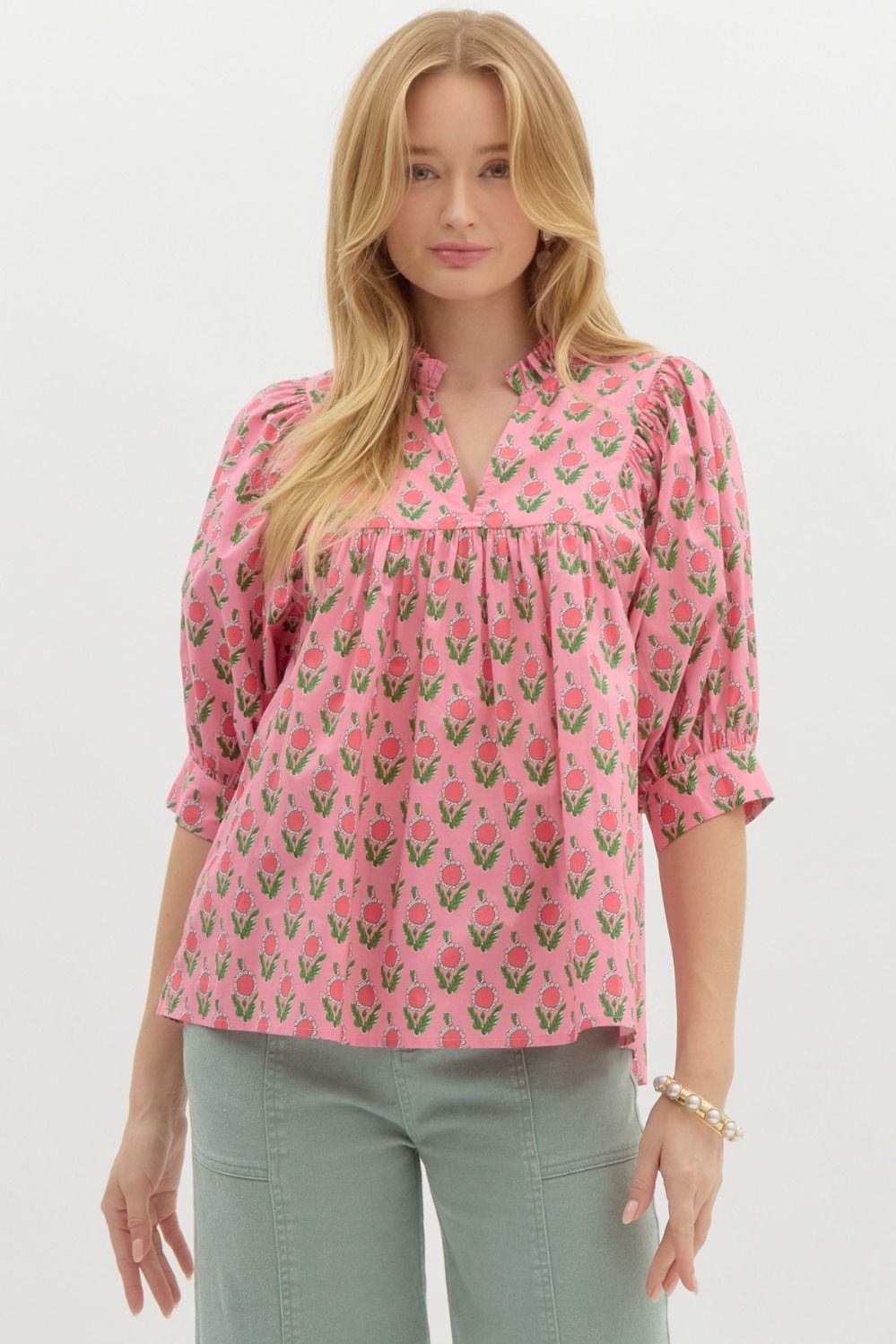 Flora Print Top