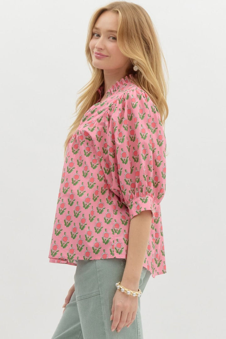 Flora Print Top