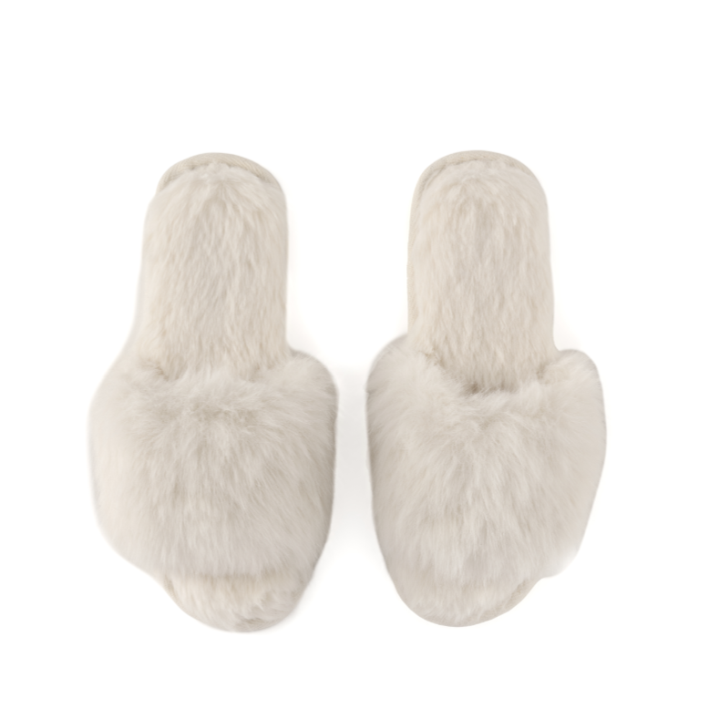 maude slipper ivory