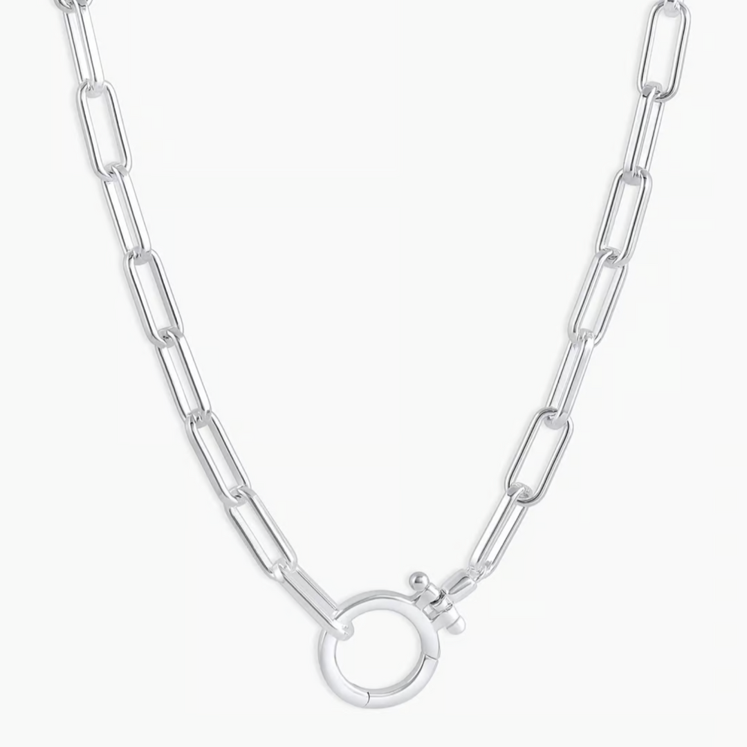 Gorjana Parker Necklace (Silver)