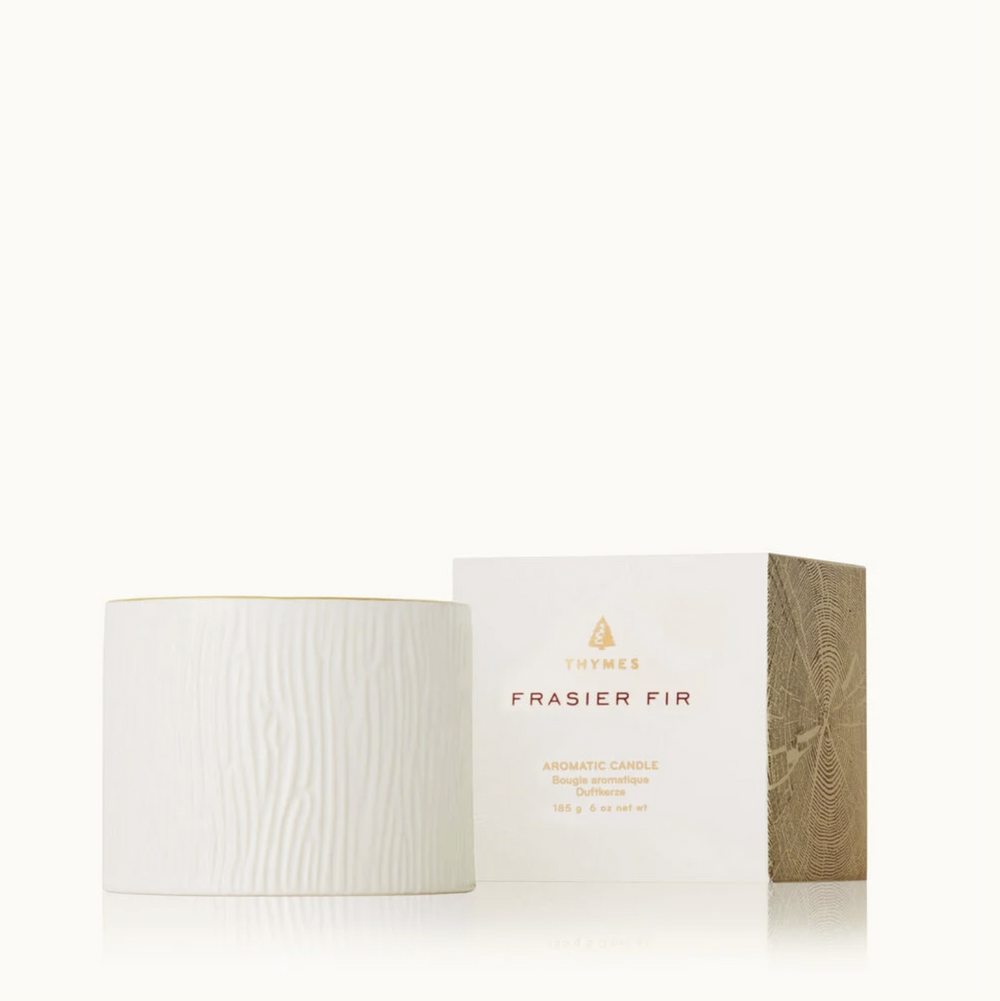 Thymes Frasir Fir Ceramic Petite Candle