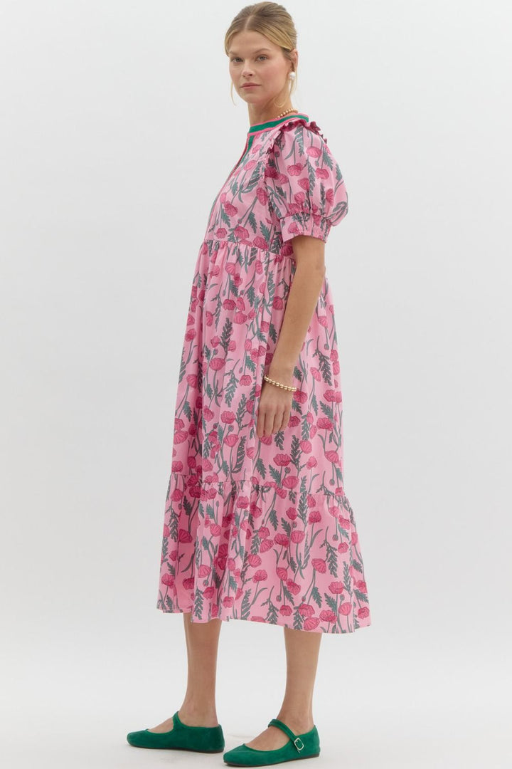 Romy Floral Midi Dress