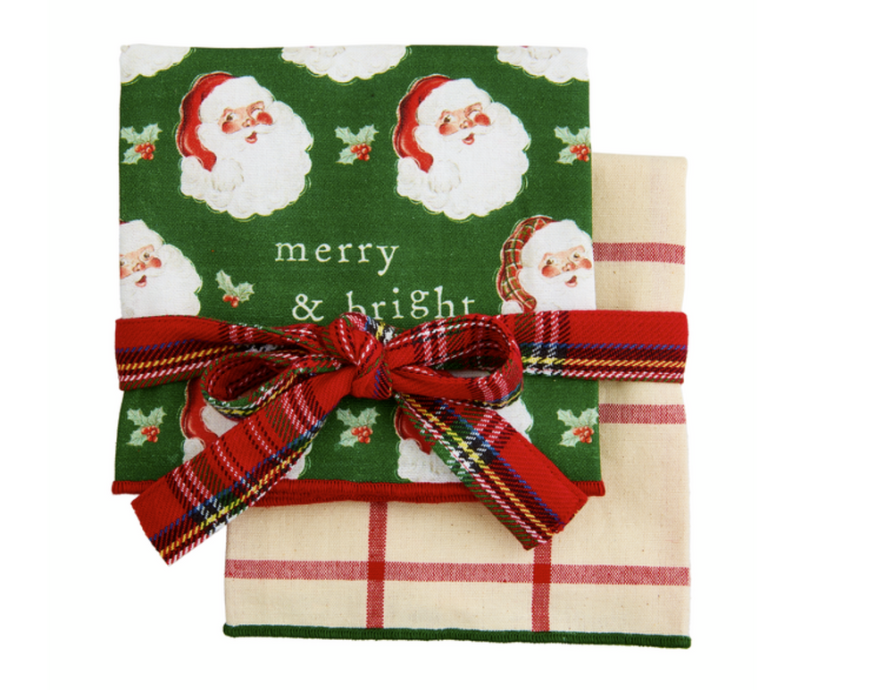 Santa Repeat Classic Christmas Towel Set