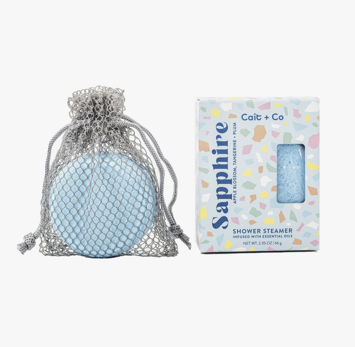 Sapphire Gem Shower Steamer