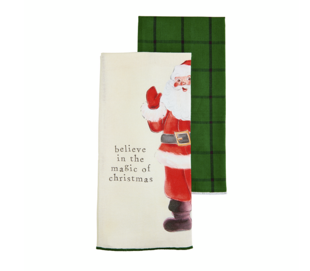 Santa Standing Classic Christmas Towel Set