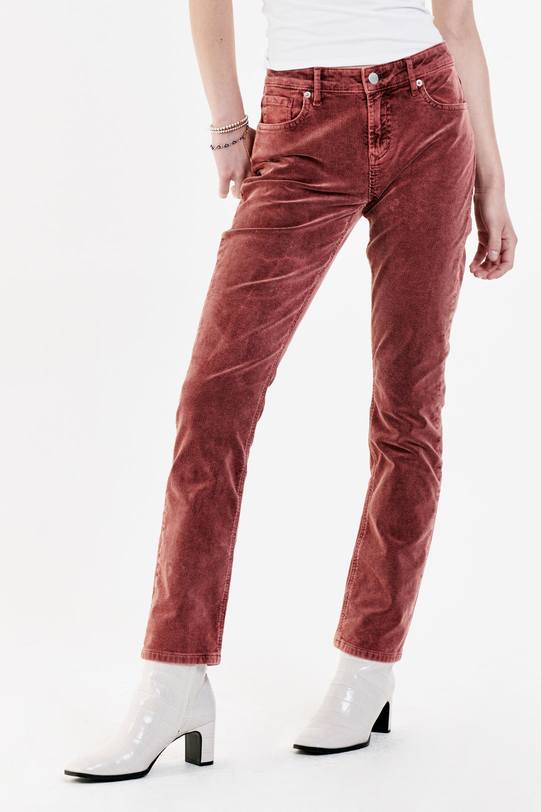 Blaire Corduroy Pants - Mahogany