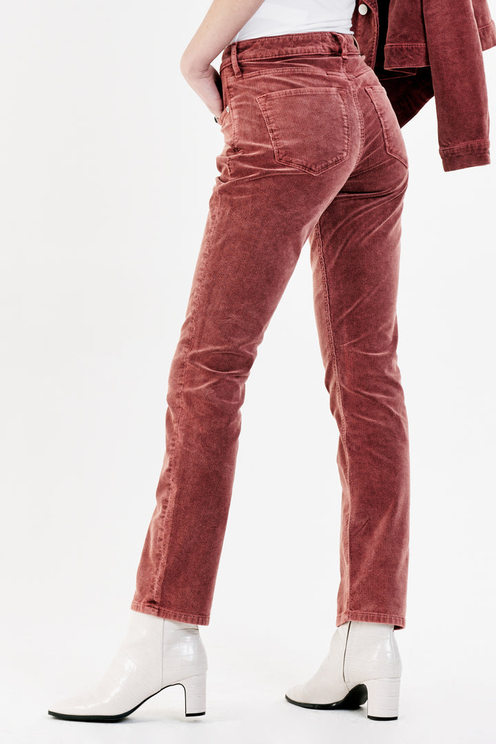 Blaire Corduroy Pants - Mahogany