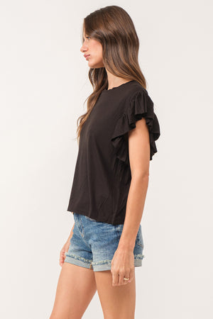 Sonny Flutter Sleeve Top