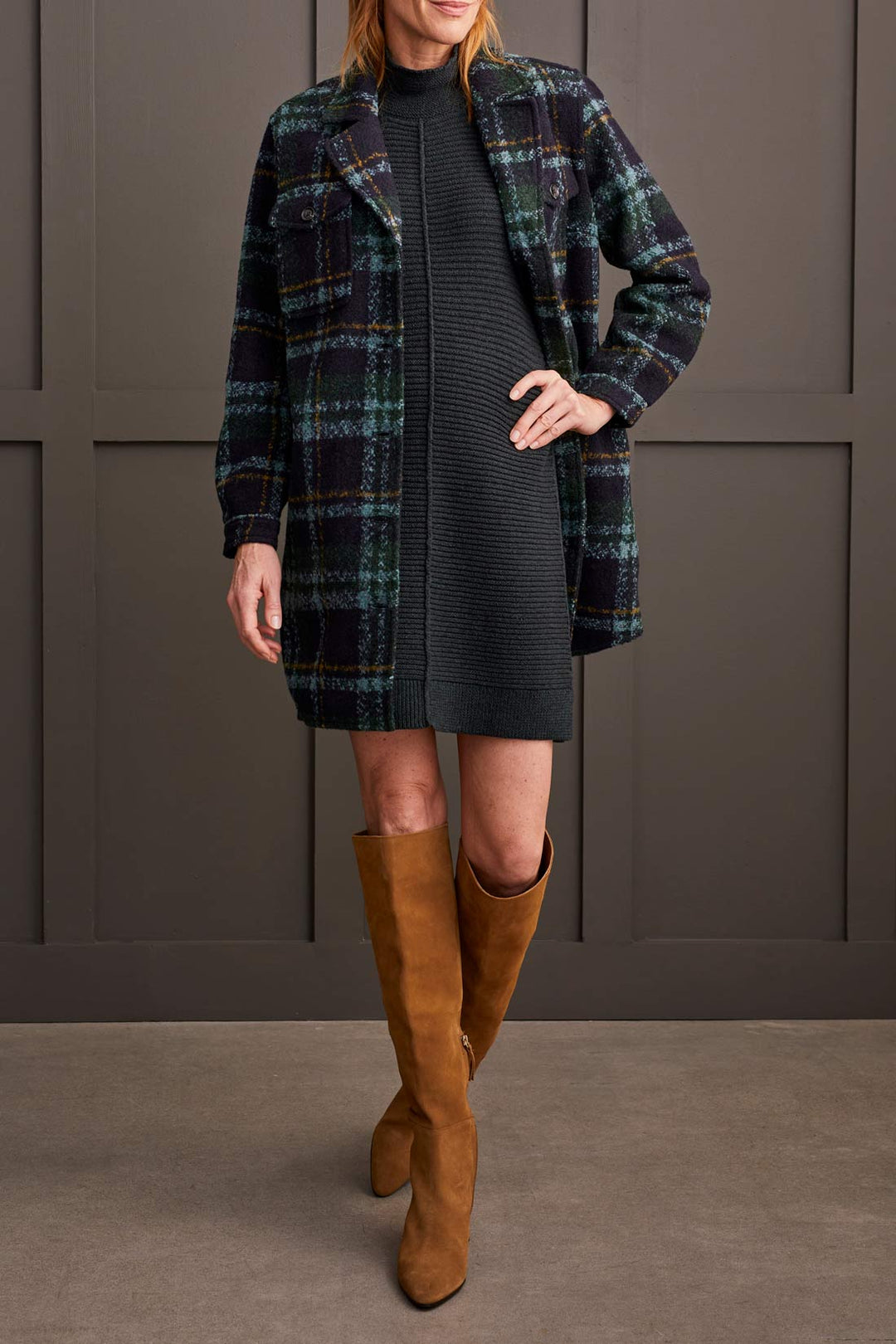 Alpine Plaid Coat