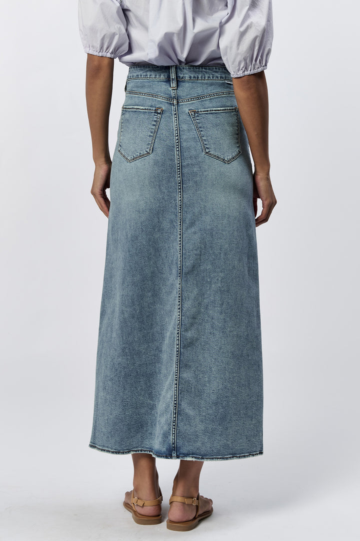 Vianna Denim Maxi Skirt