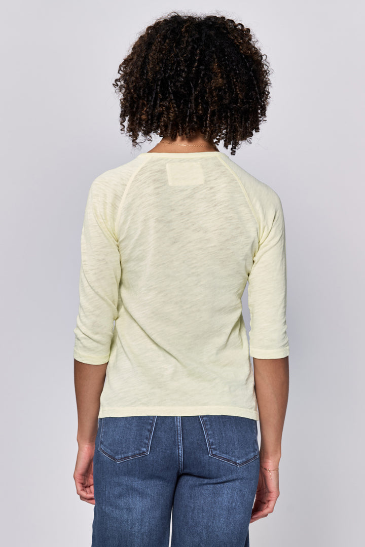 Sonoma Top - Pale Lime Yellow