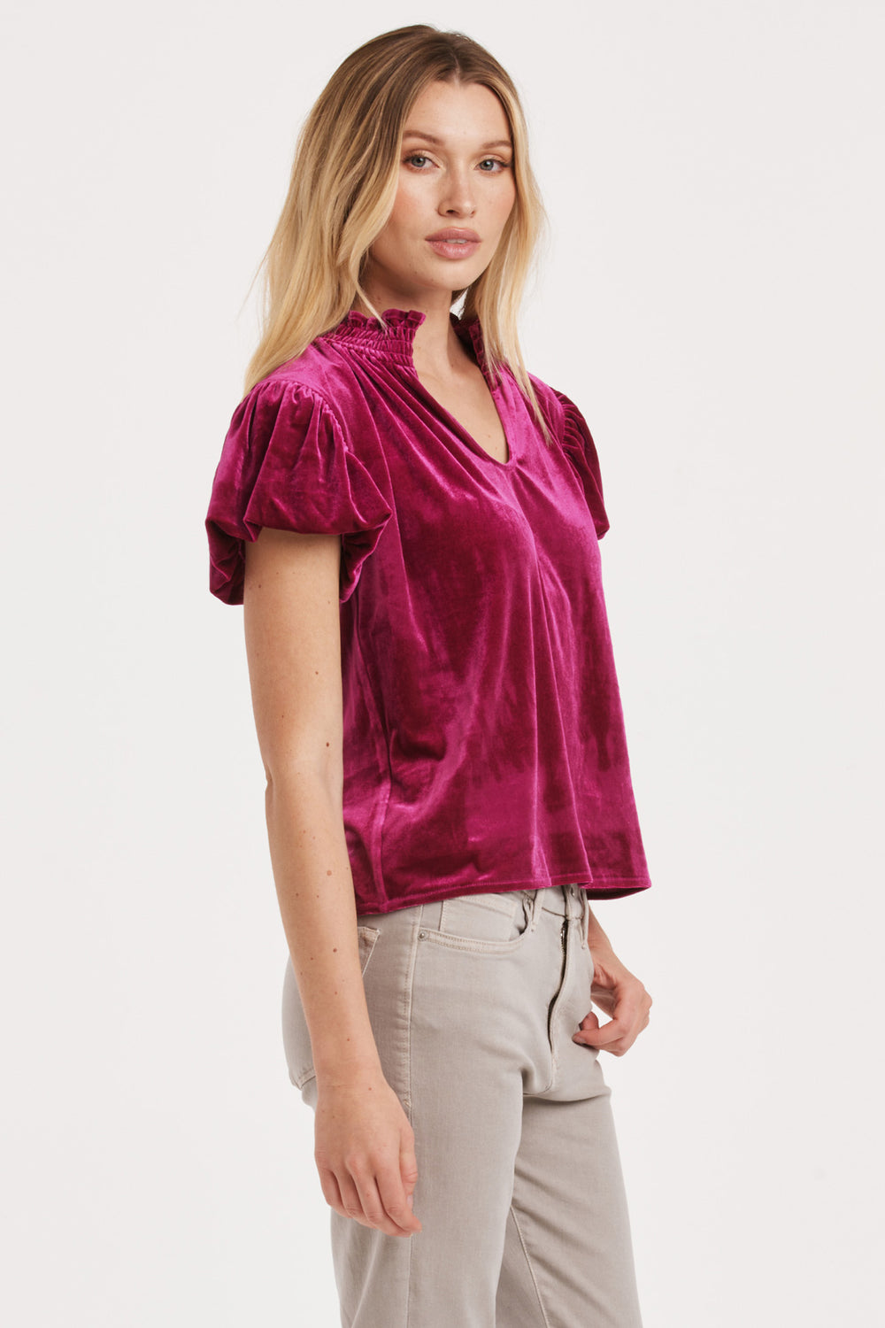 Eira Velvet Top