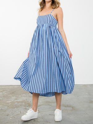 THML Blues Striped Dress