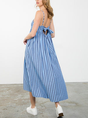 THML Blues Striped Dress